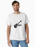 Grandpa Rock Guitar Classic T-shirt | Trendy Graphic Tee | Casual Unisex T-shirt