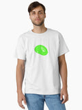 Green jelly bean cat Classic T-Shirt