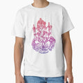 Ombre Indian Ganesh Elephant T-shirt Classic T-Shirt for Sale by PipPipHooray