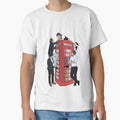 one direction phone booth Classic T-Shirt for Sale by tehecaity