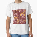 Boho Rainbows Rustic Pattern Classic T-Shirt for Sale by MclaughlinGifts