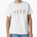 Handdrawn Wildflowers Classic T-Shirt for Sale by alexvoss