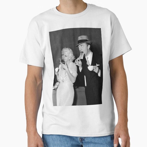 Jean Harlow & William Powell eat toast Classic T-Shirt for Sale by Leafyblues