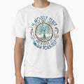 Yoga I'm Mostly Peace Love And Light A Little Go Classic T-Shirt for Sale by hoakttctn