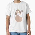 Boho Rainbow and Circle Art Classic T-Shirt for Sale by briantwright19
