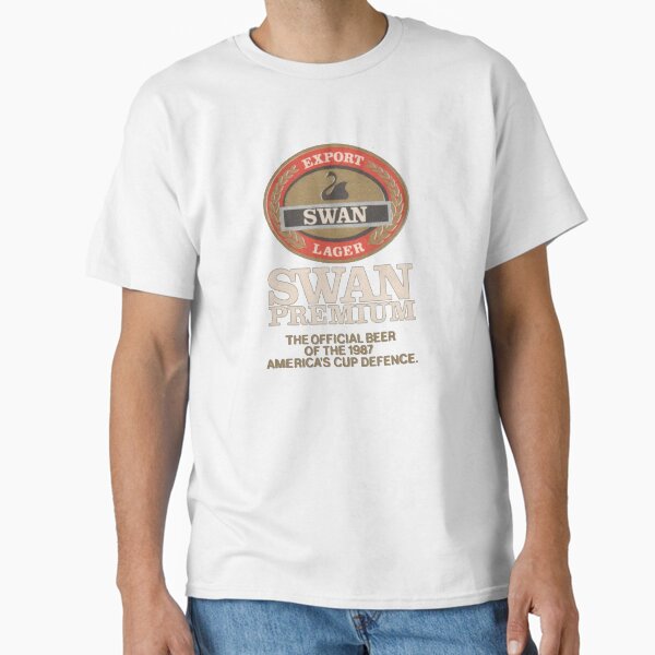 Swan Lager 1987 Americas Cup Classic Logo  Classic T-Shirt for Sale by bopdown