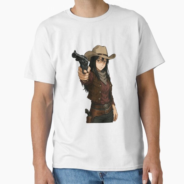 Cowgir  Classic T-Shirt for Sale by RAWLIFEGRAPHIC