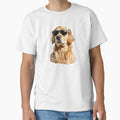 Golden Retriever Classic T-Shirt for Sale by VelvetRoom