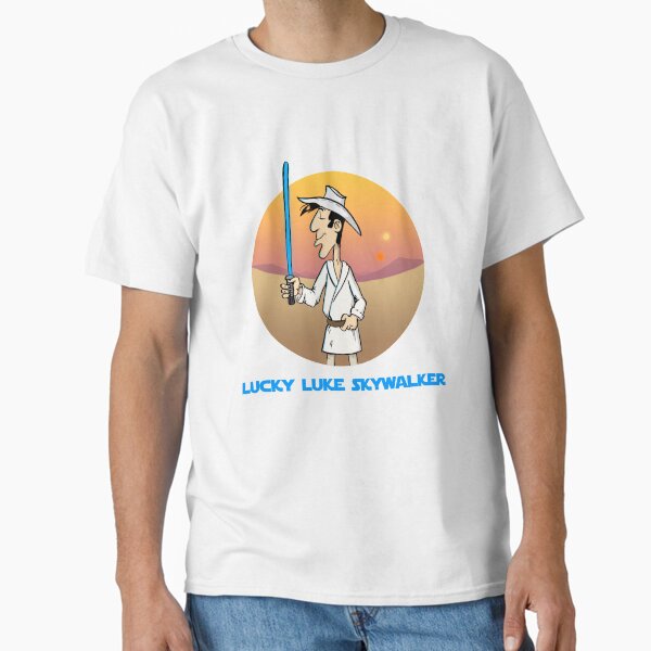 Cartoon Cowboy Space Science Fiction Character Classic T-Shirt by JenkinsCreep