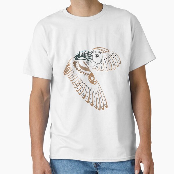 Owl Flight Classic T-Shirt for Sale by colorfulbundles