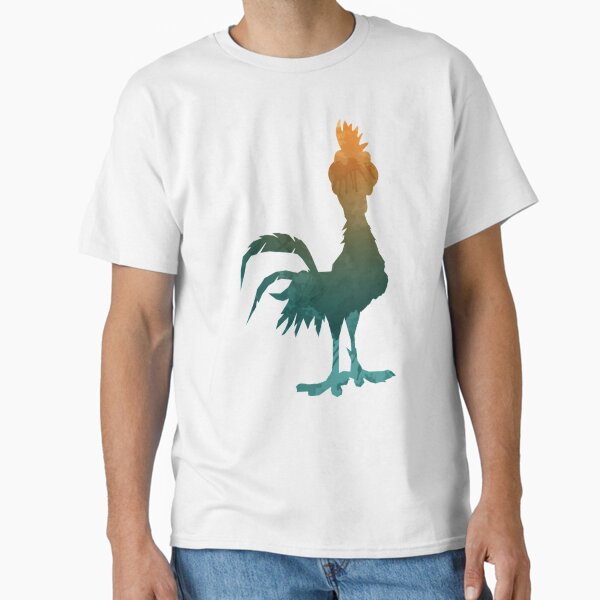 Chicken Inspired Silhouette  Classic T-Shirt for Sale by MicroLedDecor
