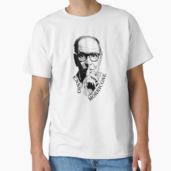Ennio Morricone - movie music composer Classic T-Shirt by StreeTee