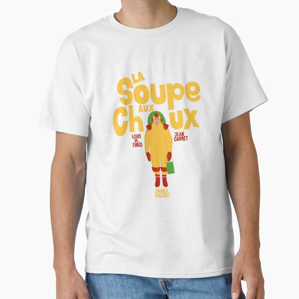 Jacques Villeret Oxo Alien Tribute Classic T-Shirt by Boogosh