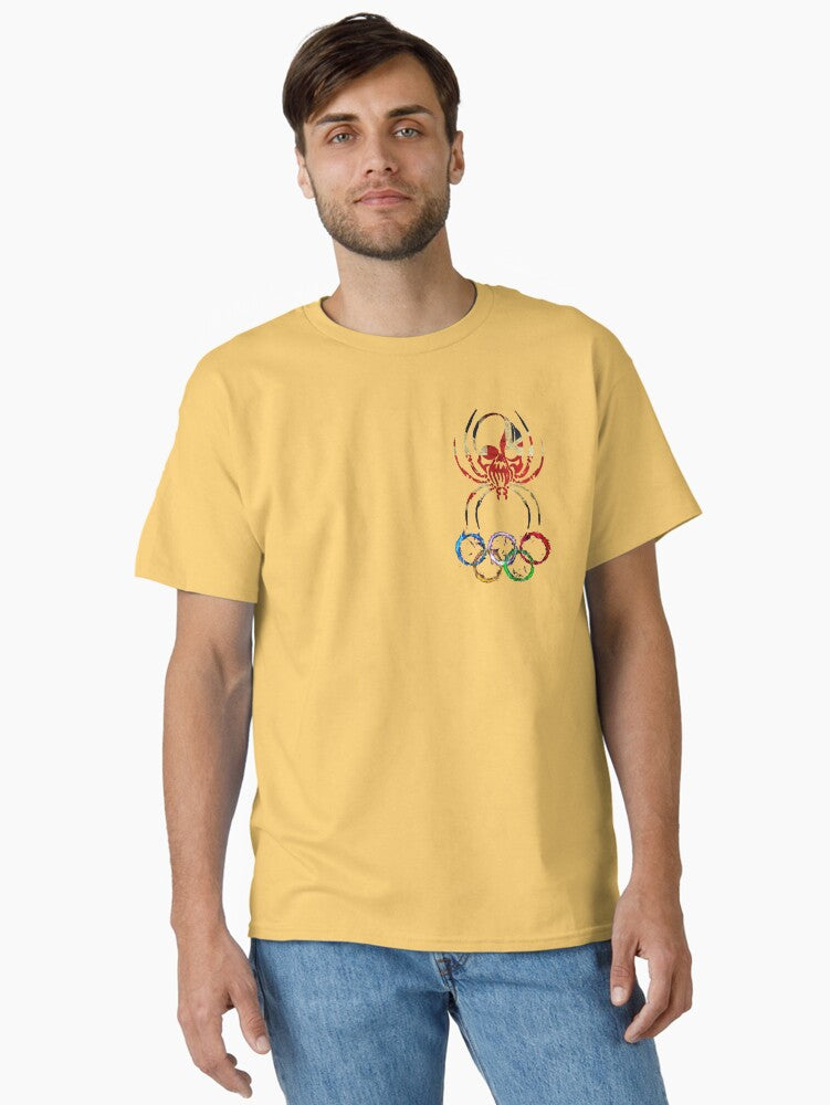 BRITISH SPIDER SKULL FLAG RINGS Classic T Shirt T Shirt Trending 2025 Top Rated