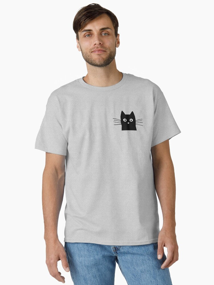 Black Cat Face Classic T Shirt T Shirt Trending 2025 Top Rated Design