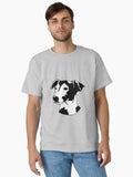 Dog portrait Classic T Shirt T Shirt Premium Quality Daily Comfort