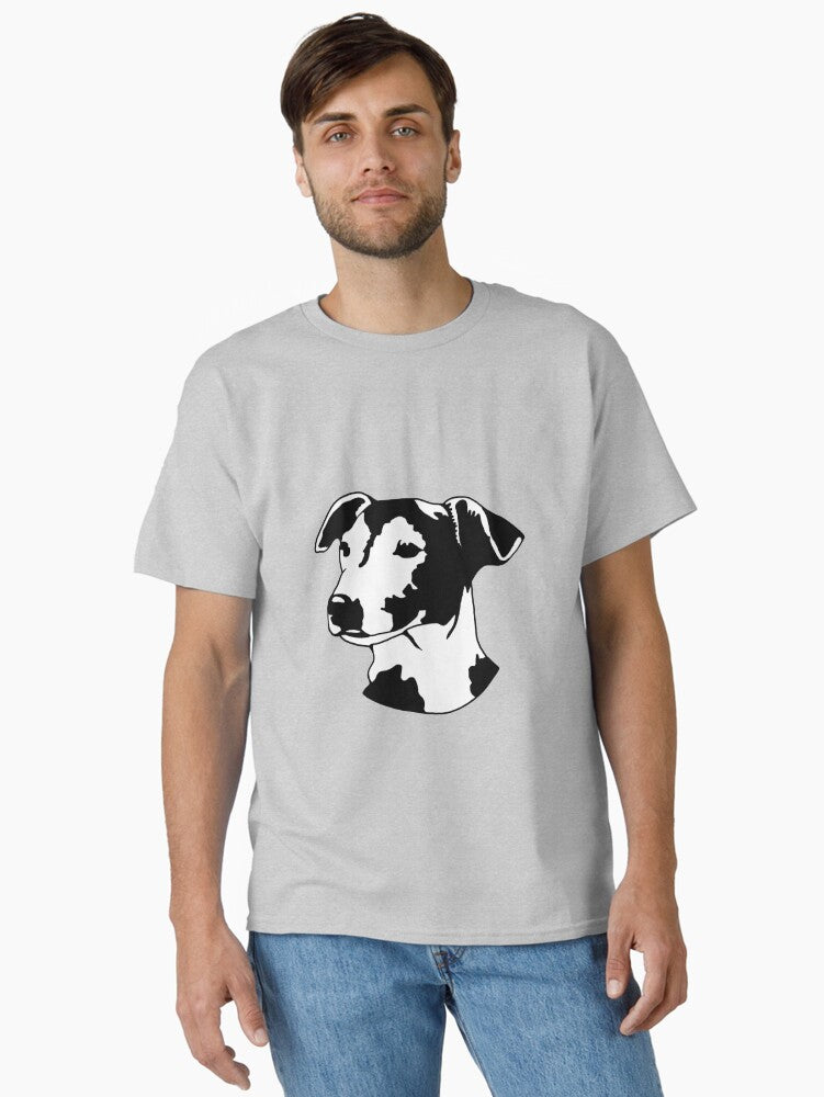 Dog portrait Classic T Shirt T Shirt Premium Quality Daily Comfort