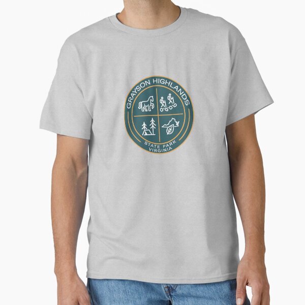 Grayson Highlands State Park Heraldic Logo Classic T-Shirt for Sale by VanyaKar