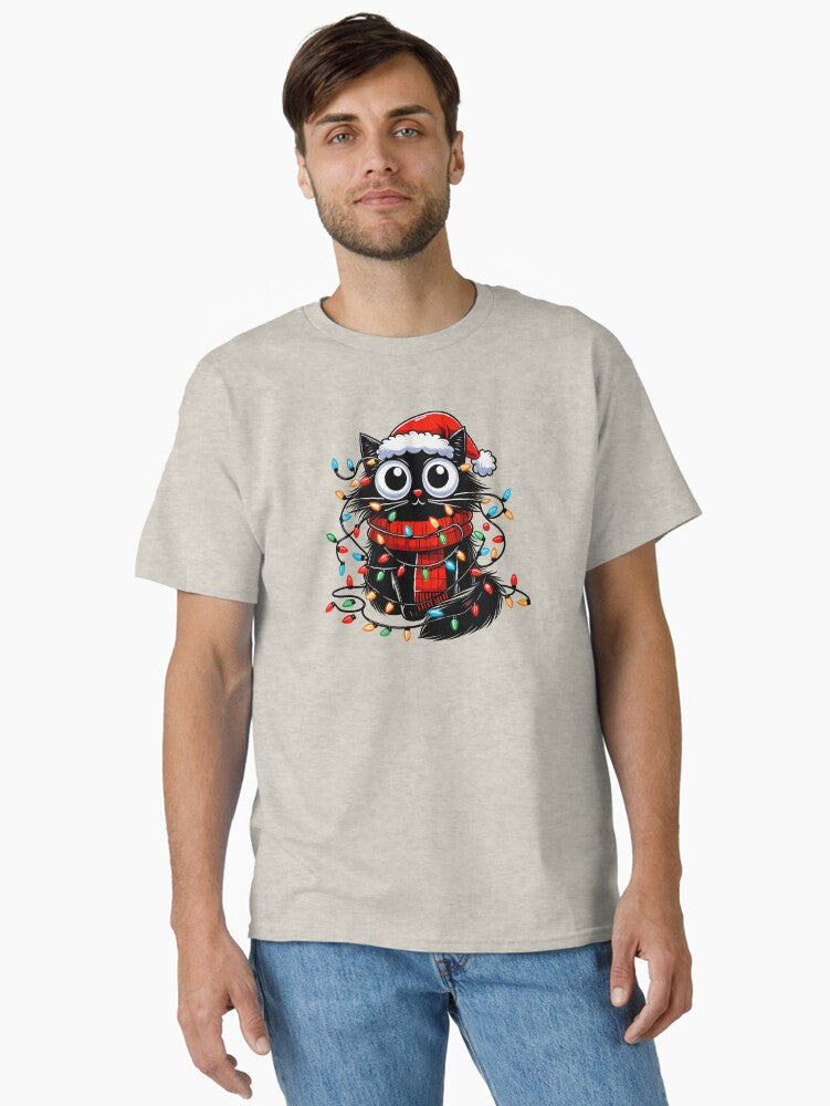 Cats For Everybody Christmas Cat Funny Christmas Classic T-Shirt