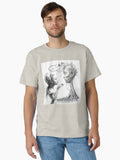 Otherworldly Cosmic Connection: A Surreal Pencil Illustration Classic T-Shirt