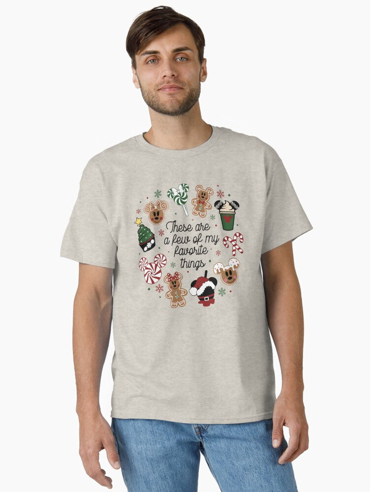 Few of my Favorite Things Disney These Are a Christmas Cake Food Cute Family Candy Classic T-Shirt