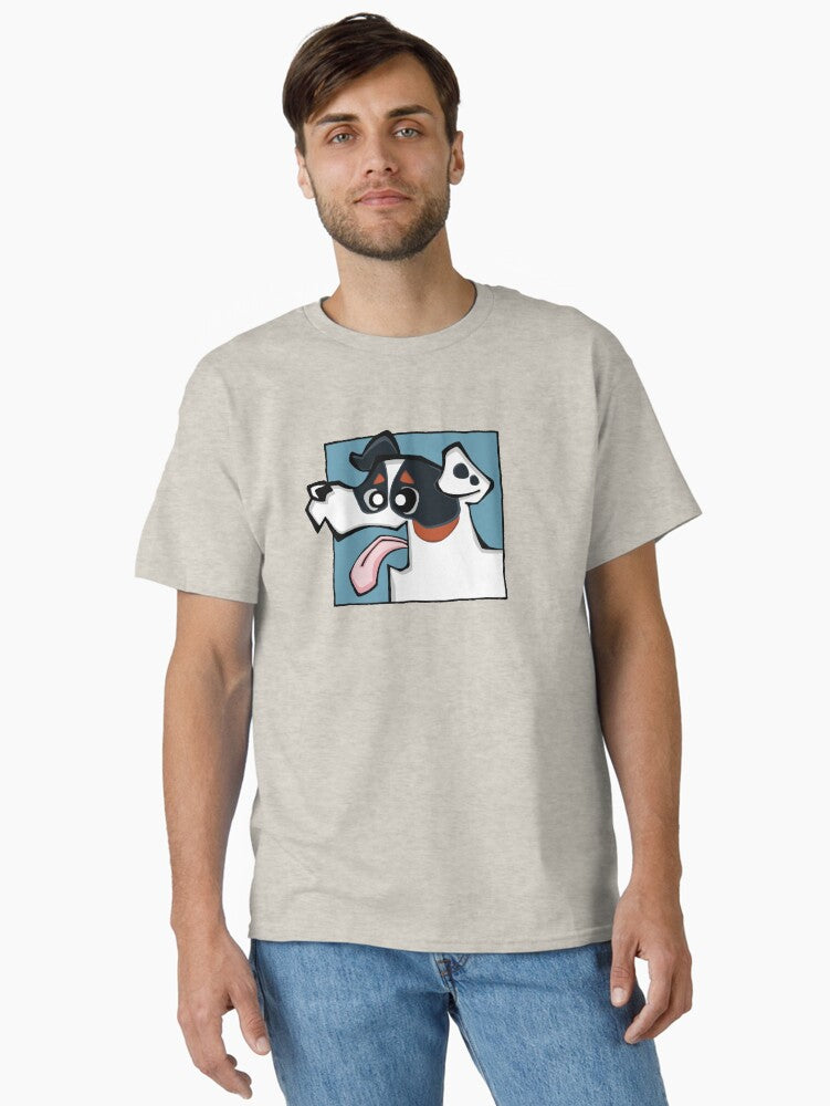 Jack Russell Terrier Tricolour Face WHITE BG Classic T Shirt T Shirt Trending 2025 Top Rated