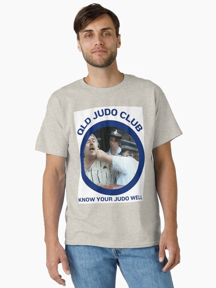 Queensland Judo Club White Blue Classic T Shirt T Shirt Viral US Style Fan Favorite