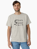 Five Year Sobriety Anniversary Birthday; Design for the Sober Person Living One Day At a Time