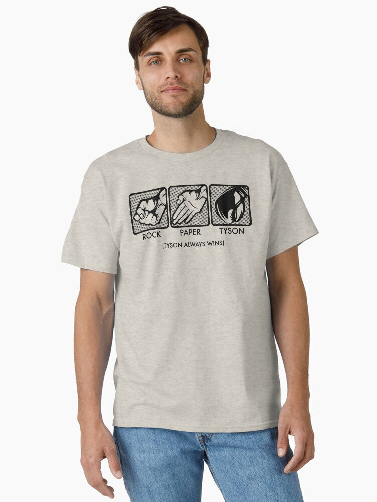 Rock Paper Tyson Classic T-shirt | Trendy Graphic Tee | Casual Unisex T-shirt