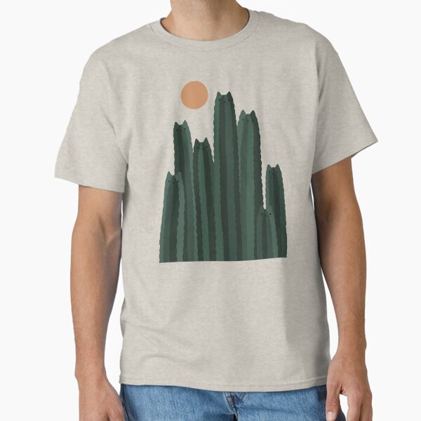 Cat and Plant 31 Classic T-Shirt for Sale by ilovedoodle