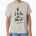 Playing Bernese Mountain Dog - Blue Background Classic T-Shirt for Sale by Lulupainting