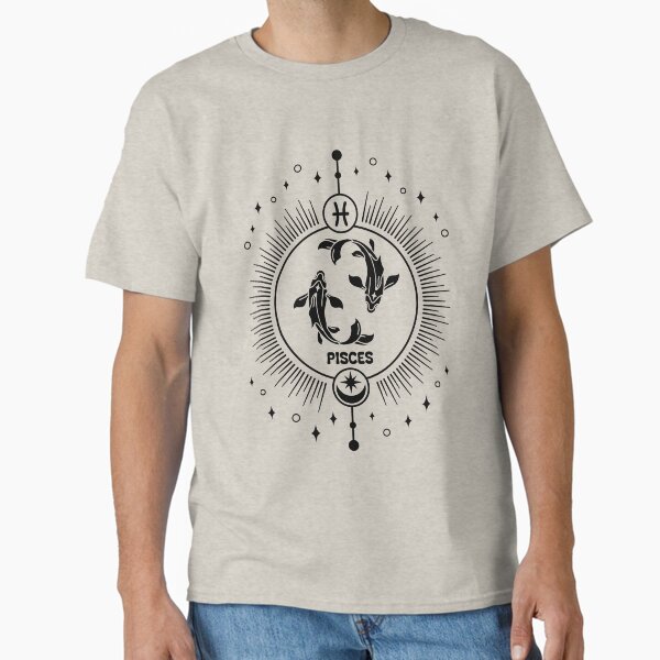 Pisces boho print Classic T-Shirt for Sale by Neehovv