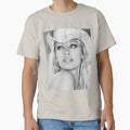 Pamela Anderson black and white actor and star Classic T-Shirt for Sale by Bela07