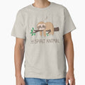 Sloth, My Spirit Animal Classic T-Shirt by FocusAndFlow