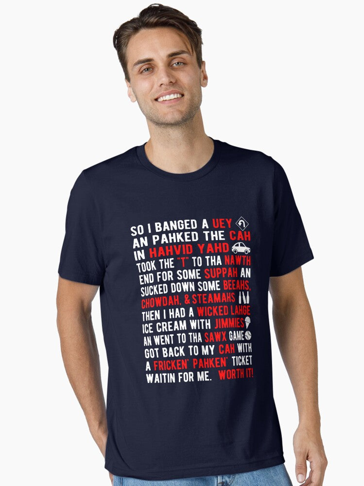 Boston Accent Essential T-Shirt T-Shirt | Trending Design | High Demand Item