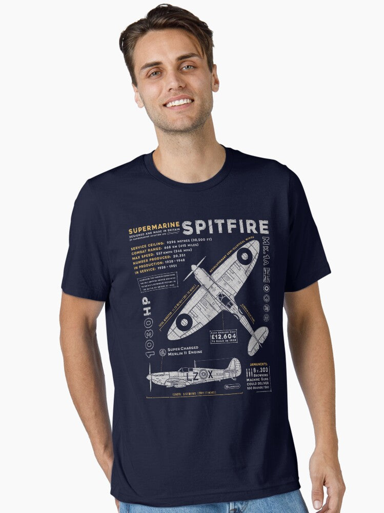 Supermarine Spitfire Essential T Shirt T Shirt Best Seller Look High Search Demand