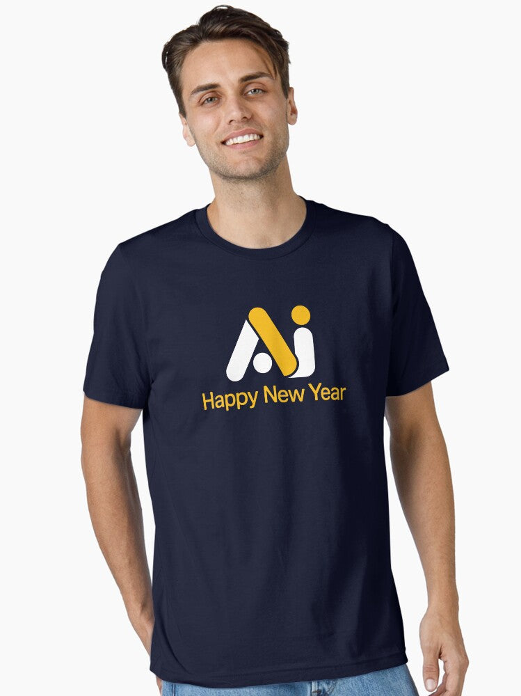 Ai Happy New Year Essential T Shirt T Shirt High Search Demand Tech Vibe