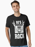 The Eighties Rock - Back To The 80s Essential T-shirt | Trendy Graphic Tee | Casual Unisex T-shirt