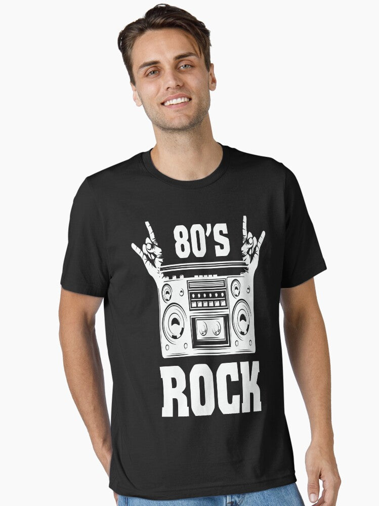The Eighties Rock - Back To The 80s Essential T-shirt | Trendy Graphic Tee | Casual Unisex T-shirt