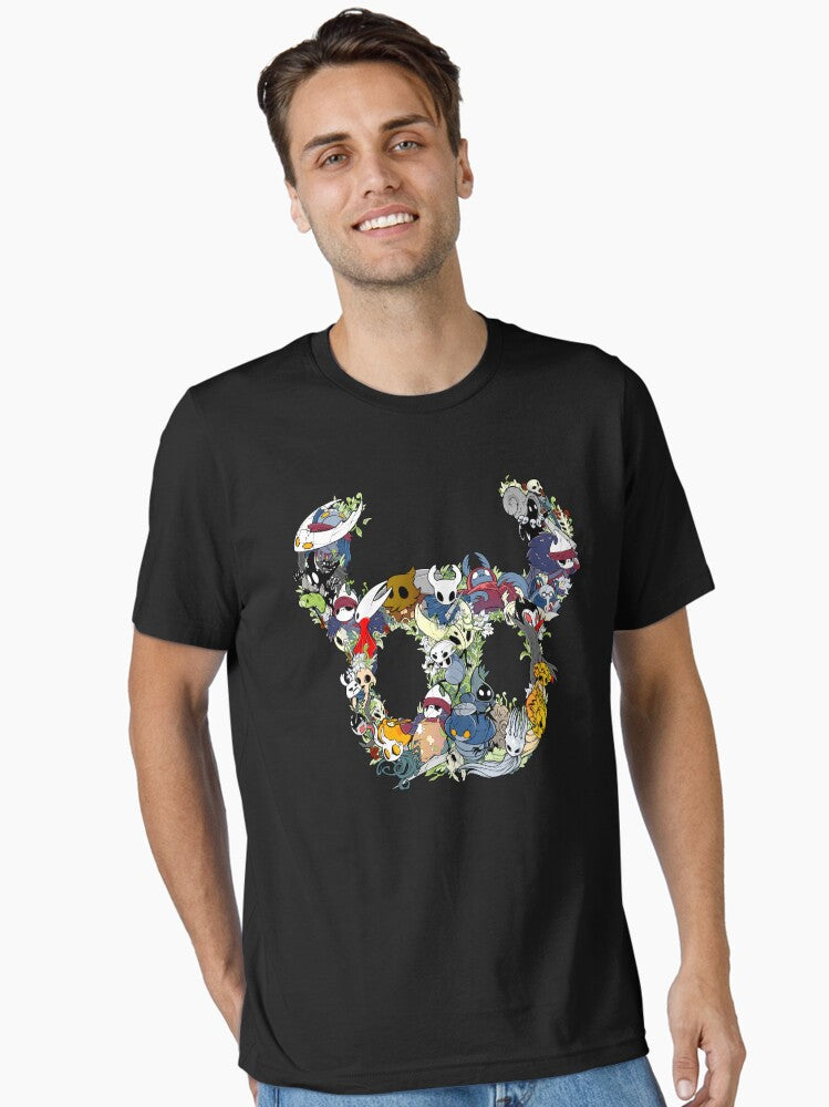 Hollow Crew Mask Essential T Shirt T Shirt Trending 2025 High CTR Pick