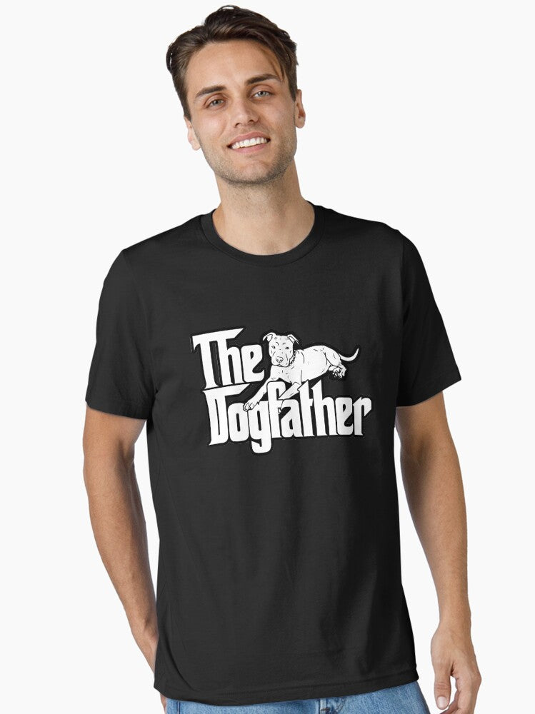 The Dogfather Pitbull Edition Essential T Shirt T Shirt | Best Seller Look | US Hot Search
