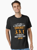 Smart People Hobby Cricket Funny Cricket Player Lover Gift Essential T Shirt T Shirt | Best Seller Look | Daily Wear...