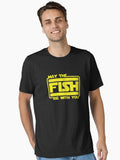 May The Fish Be With You Fishing Essential T Shirt T Shirt | Trending 2025 | Fan Favorite