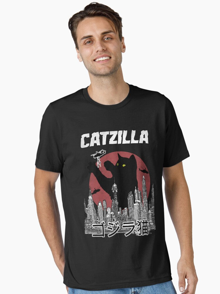 Catzilla vintage Essential T Shirt T Shirt Aesthetic Fit High Search Demand