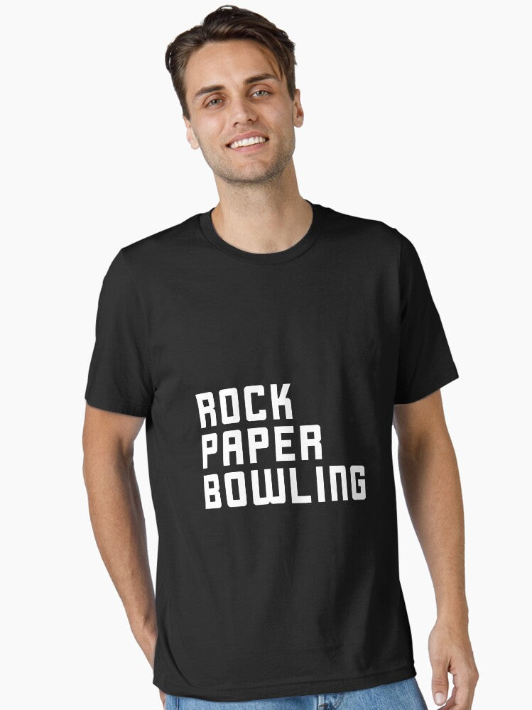 Stone Paper Bowling Essential T-shirt | Trendy Graphic Tee | Casual Unisex T-shirt