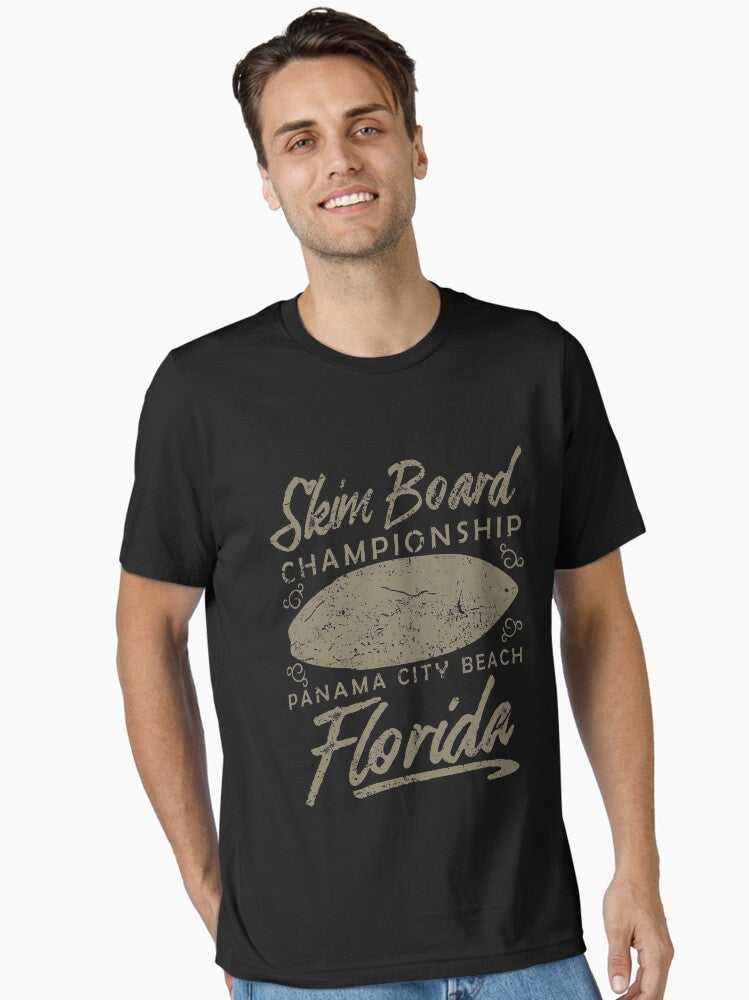 Skim Board Championship Retro Vintage Distressed Design Essential T-Shirt | Graphic T-Shirt for Unisex