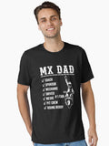 MX Dad Shirt Motocross Dad Shirt Motocross Racing Shirt Dirt Bike Papa Shirt Dirt Bike Dad Shirt Dirt Bike Lover Shir...