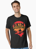 Retro vintage skimboarding skimboarder Essential T-Shirt | Graphic T-Shirt for Unisex