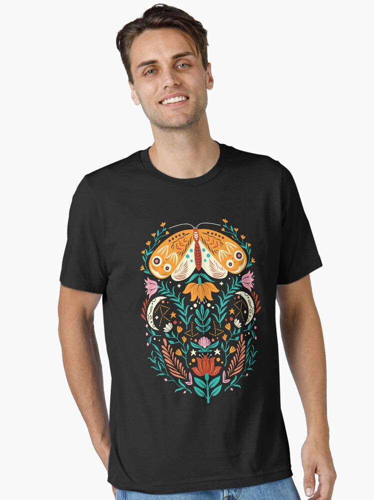 Moon Graphic Moon Phase Astrology Essential T-Shirt