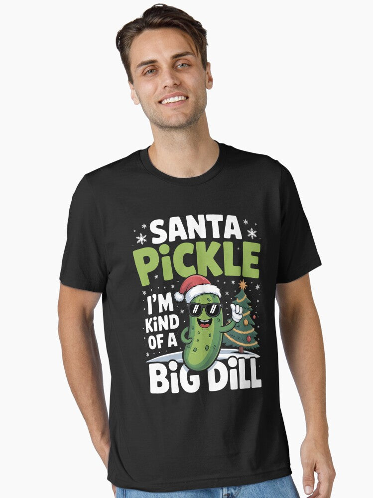 Santa Pickle I'm kind Of a Christmas in July Essential T-Shirt